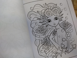 Whimsical Beauties Coloring Book - Ava Browne