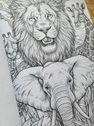 Wild Animal 2 Coloring Book - Max Brenner 