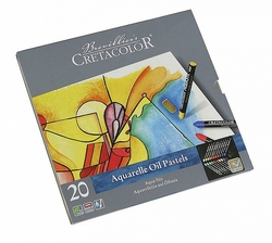 CRETACOLOR - AquaStic - akvarelové olejové pastely - box 20 ks 