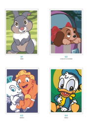 Disney Coloriages Méchants -mystères Disney - Colouring by numbers 
