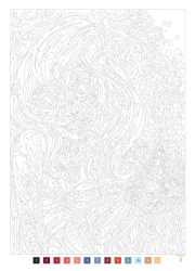 Coloriages Mystères Les grands classiques - Disney Best of - Colouring by numbers
