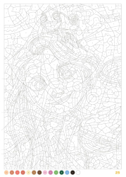Coloriages Mystères - Disney Portraits - Colouring by numbers - Christophe-Alexis Perez