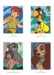 Coloriages Mystères - Disney Portraits - Colouring by numbers - Christophe-Alexis Perez