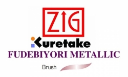 Zig Fudebiyori Metallic Brush Pens - metalické markery - sada 8 ks