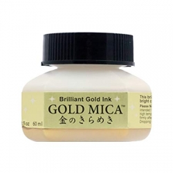 ZIG Kuretake GOLD MICA Ink - zlatý inkoust - 60 ml