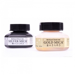 ZIG Kuretake GOLD MICA Ink - zlatý inkoust - 60 ml