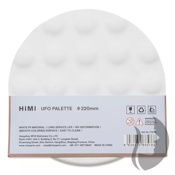 HIMI UFO Palette - kulatá paleta s důlky - průměr 22 cm