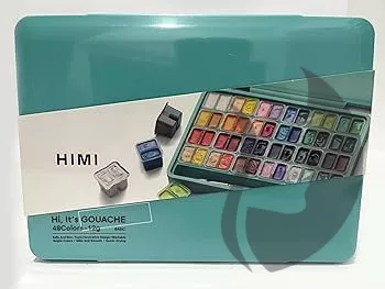 ABEIER HIMI Gouache Paint - kvašové barvy - sada 48 x 12 ml