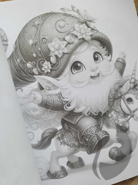 Adorable Gnomes Coloring Book for Adults - Mia Quinn 