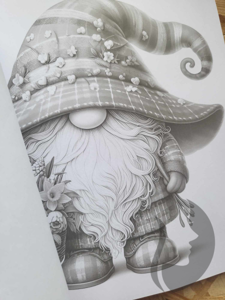Adorable Gnomes Coloring Book for Adults - Mia Quinn 