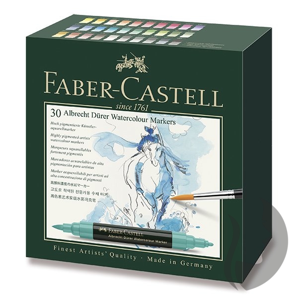 Faber-Castell ALBRECHT DÜRER - akvarelové popisovače - sada 30 ks