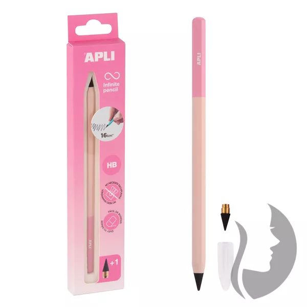 APLI Infinite pencil - nekonečná tužka NORDIC - HB - 4 barvy