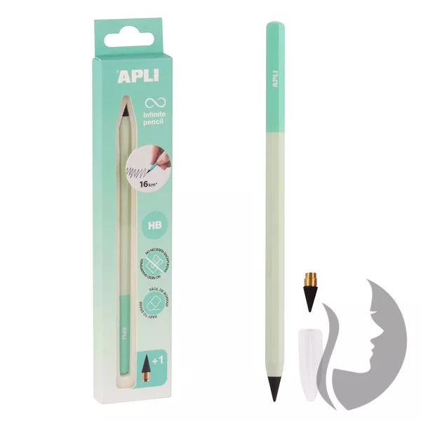 APLI Infinite pencil - nekonečná tužka NORDIC - HB - 4 barvy