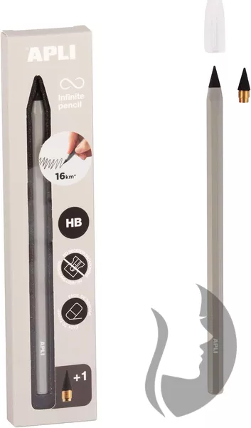 APLI Infinite pencil - nekonečná tužka METALLIC - HB - 4 barvy