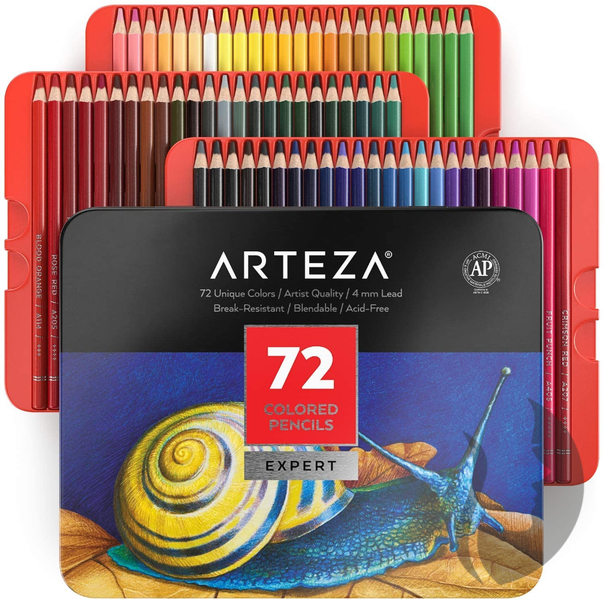 ARTEZA Expert Colored Pencils - umělecké pastelky - sada 72 ks