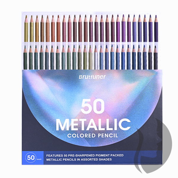 Brutfuner  - Metalické odstíny Colors Colored Pencils - sada 50 ks 