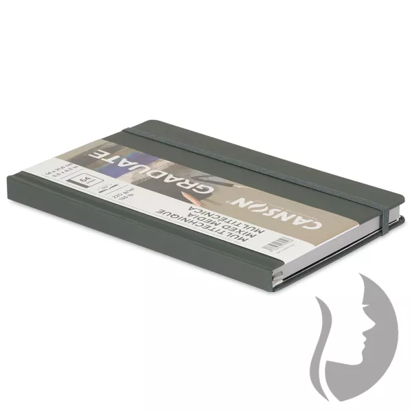 CANSON Graduate Book - MIXED MEDIA GRAY - (14 x 21,6 cm, 64 stran, 220g/m2) - ŠEDÁ