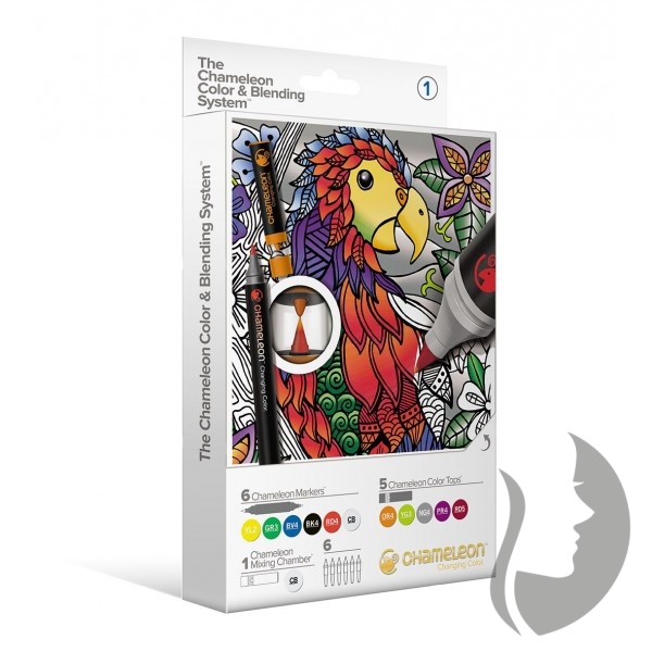 Chameleon Color & Blending System - tónovací fixy - PRIMARY TONES - sada základních barev - 18 ks