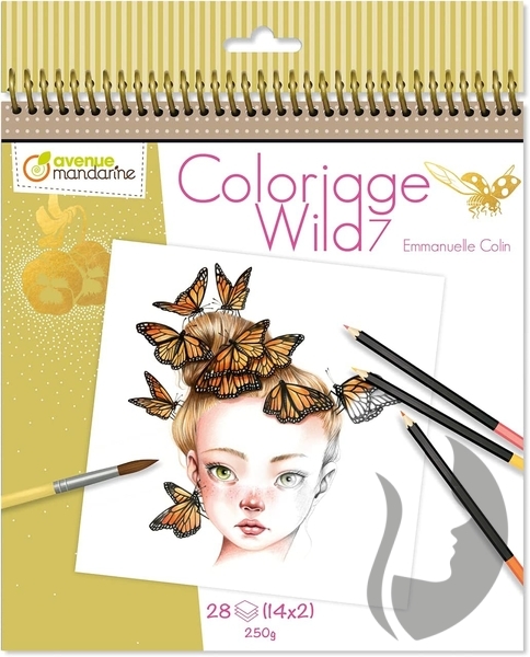 Coloriage Wild 7 - Emmanuelle Colin - umělecké omalovánky - sedmý díl