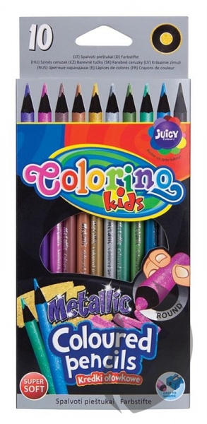  Colorino metalické pastelky 10 barev