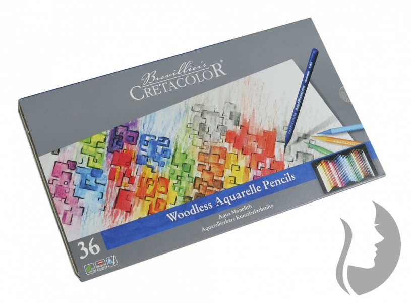 Cretacolor Aqua Monolith - akvarelová Progressa - sada 36 ks 