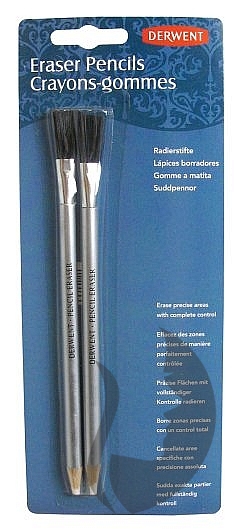 Derwent - Eraser Pencils - guma v tužce se štětečkem