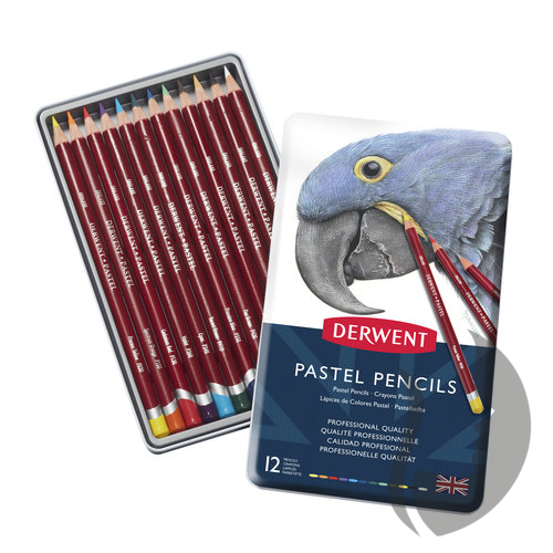 DERWENT Pastel Pencils - pastel v tužce - sada 12 ks