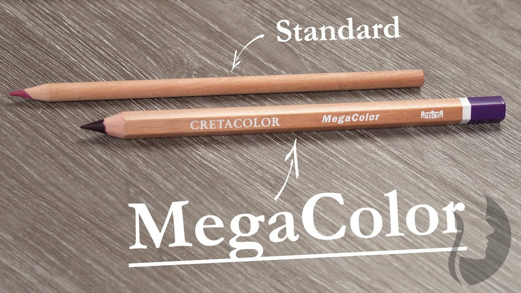 Cretacolor MEGACOLOR - sada silných uměleckých pastelek - 24 ks