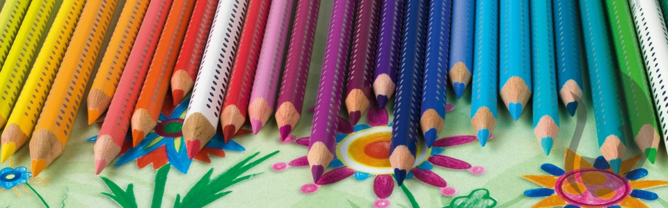 Faber-Castell Colour GRIP 2001 - trojhranné pastelky - rolovacím pouzdru -  sada 18 ks