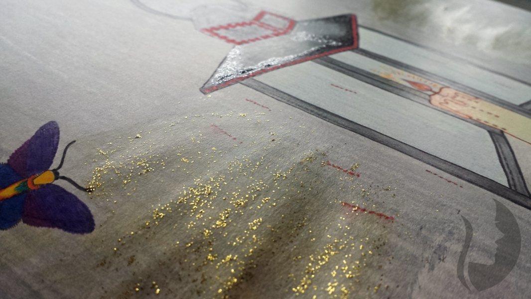Lepidlo GLITTER se třpytkami