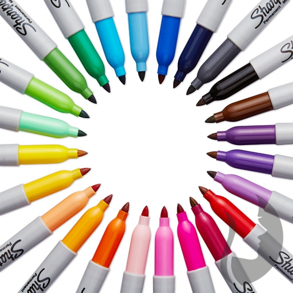 Sharpie permanent markers - permanentní fixy - sada 12 ks