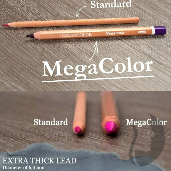 Cretacolor - The Brilliants - Megacolor metallic - 12 ks