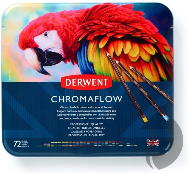 DERWENT CHROMAFLOW - sada 72 ks -  umělecké pastelky