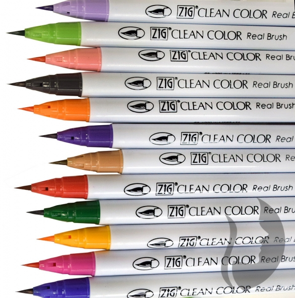 ZIG Kuretake Clean Color Real Brush Pen