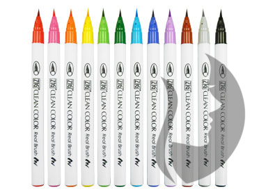 ZIG Kuretake Clean Color Real Brush Pen