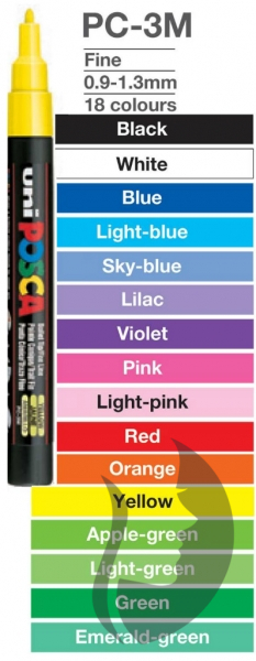 POSCA Dekorační popisovač - různé barvy
