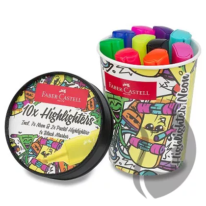 Faber-Castell - Zvýrazňovače -Textliner 46 Ice Cream Superfluorescent - 10 ks
