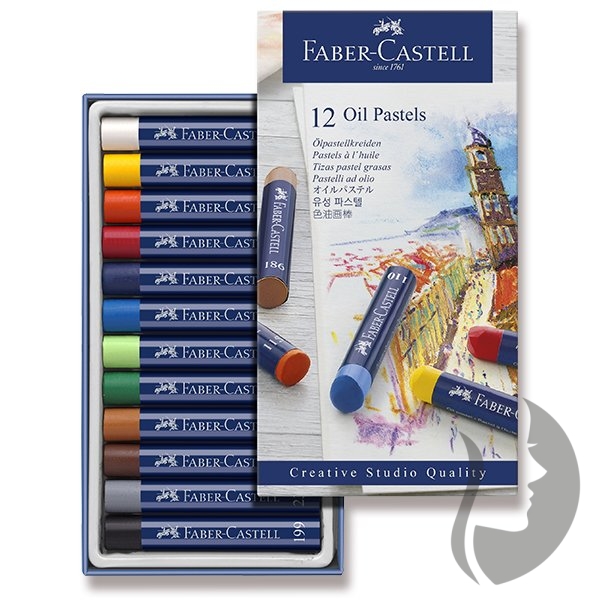 Faber-Castell CREATIVE STUDIO - olejové pastely - sada 12 kusů