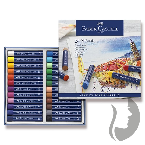 Faber-Castell CREATIVE STUDIO - olejové pastely - sada 24 kusů