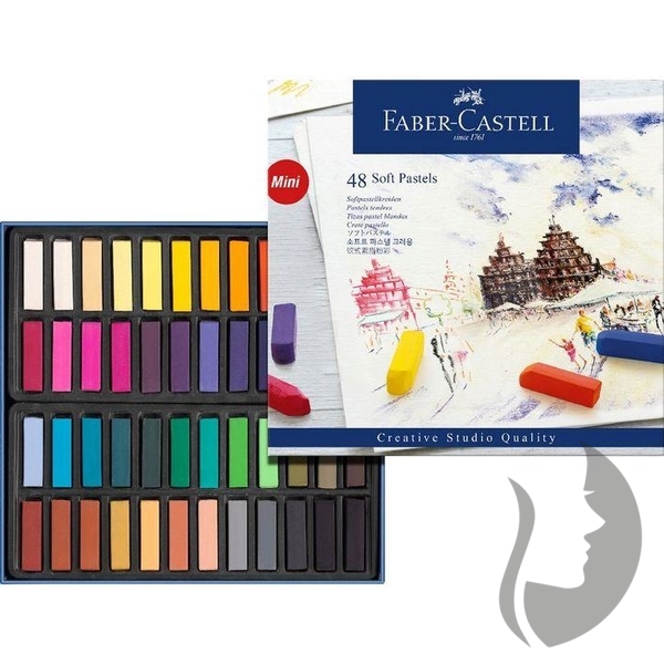 Faber-Castell CREATIVE STUDIO - suché pastely - MINI - sada 48 kusů