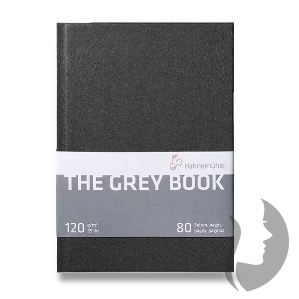 Hahnemühle - Grey Book - skicář (120 g/m2, 40 listů) - různé velikosti