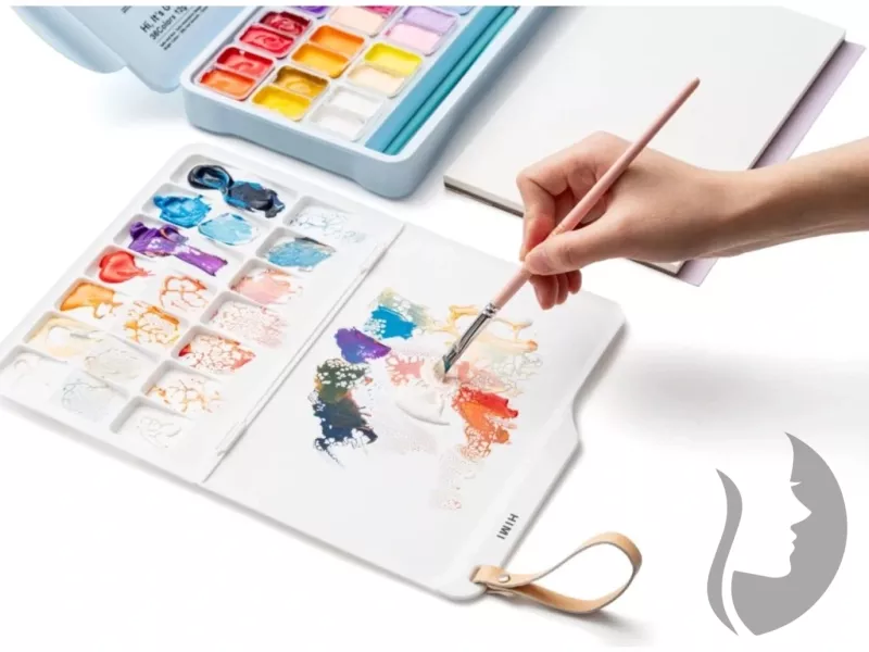 HIMI Foldable paint palette - skládací paleta s poutkem