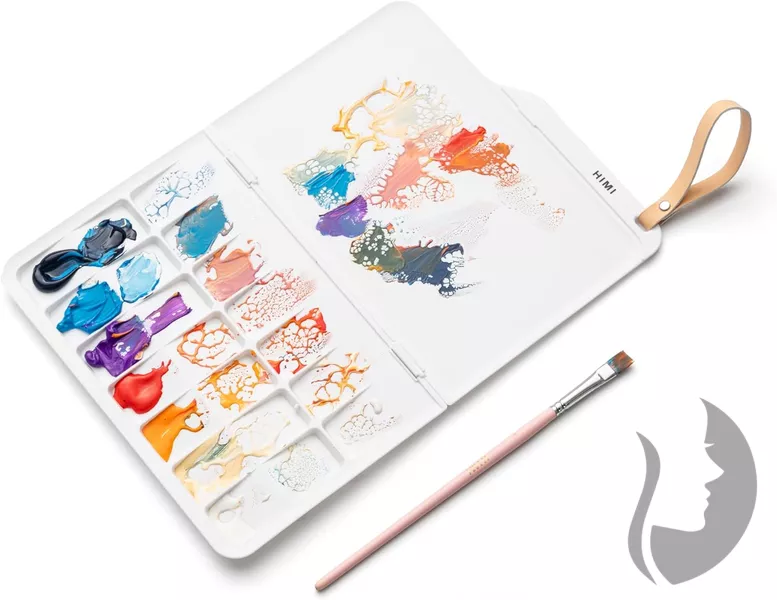 HIMI Foldable paint palette - skládací paleta s poutkem
