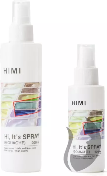 HIMI Gouache Spray - zvlhčující kvašový sprej - 2 objemy