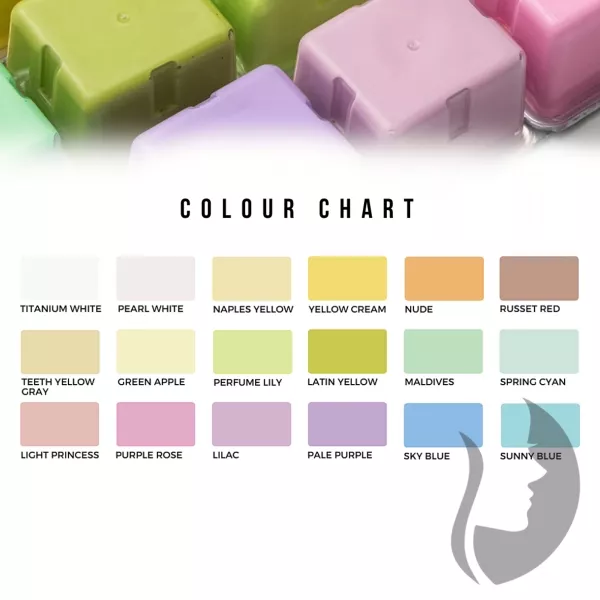 HIMI Jelly Cup Gouache Set Pastel edition - kvašové barvy - sada 18 x 30 ml - PASTELOVÉ