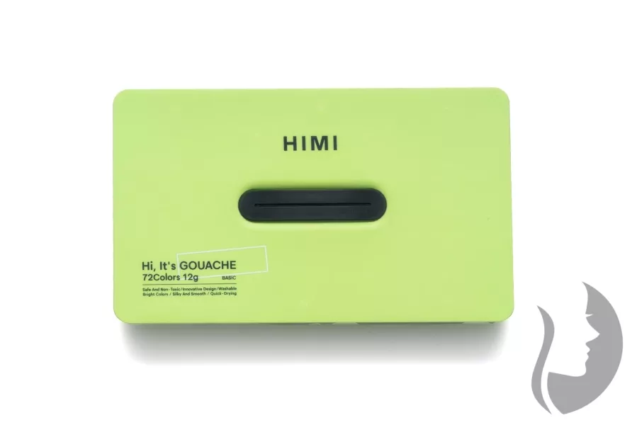 HIMI Twin Cup Gouache Set Apple Green Edition - kvašové barvy - sada 72 x 12 ml - JABLKO