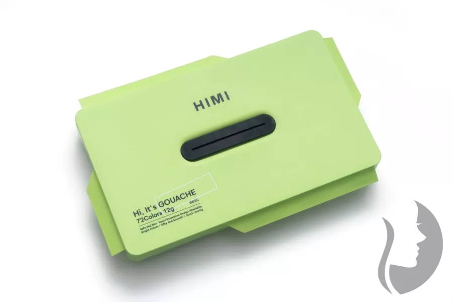 HIMI Twin Cup Gouache Set Apple Green Edition - kvašové barvy - sada 72 x 12 ml - JABLKO