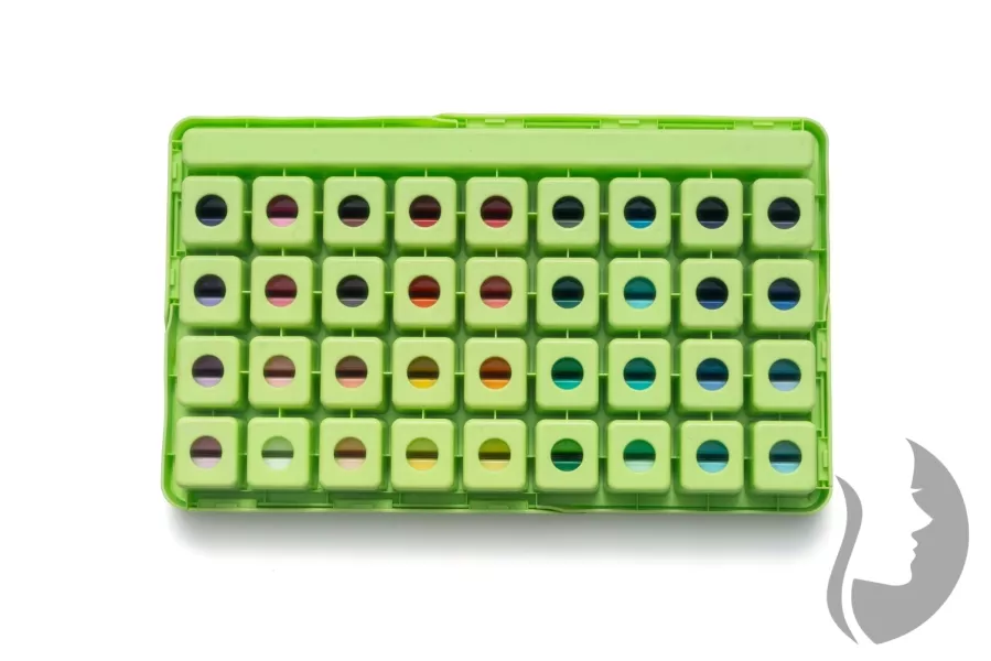 HIMI Twin Cup Gouache Set Apple Green Edition - kvašové barvy - sada 72 x 12 ml - JABLKO