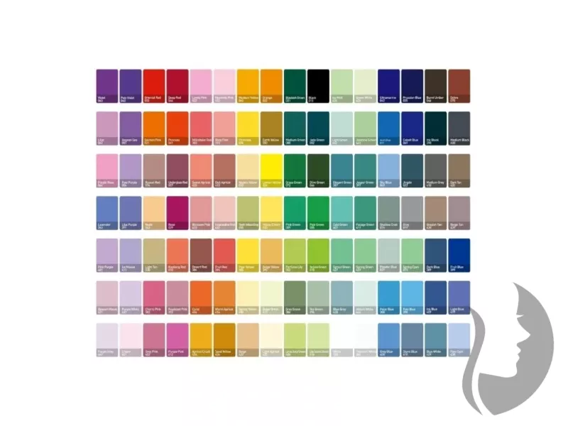 HIMI Twin Cup Gouache Set White Edition - kvašové barvy - sada 112 x 12 ml - BÍLÁ