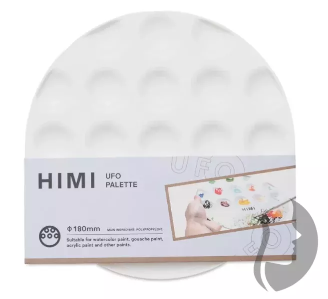 HIMI UFO Palette - kulatá paleta s důlky - průměr 18 cm